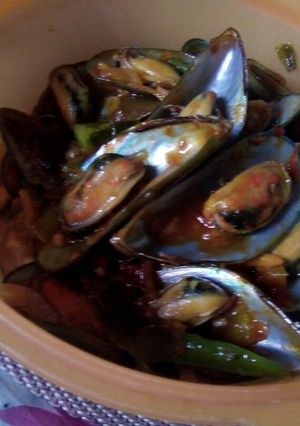 Foto resep Kerang hijau asam manis pedas
