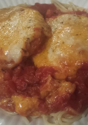 A picture of Easy Parmesan chicken.