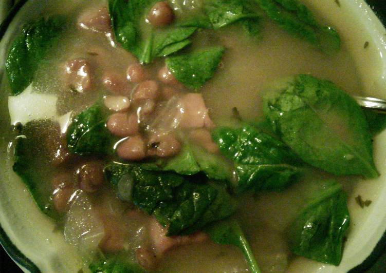 Steps to Prepare Award-winning Jenny&#39;s Delicious Ham and Pinto Bean Soup