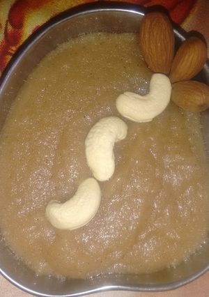 A picture of Rava halwa.