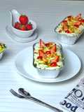 641. Brownies Matcha Cream Strawberry