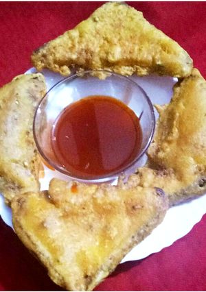 प्लेन ब्रेड पकोड़ा (Plane bread pakoda recipe in Hindi) रेसिपी मुख्य फोटो
