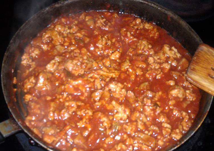 Simple Way to Prepare Ultimate chicken and sausage sloppy Joes