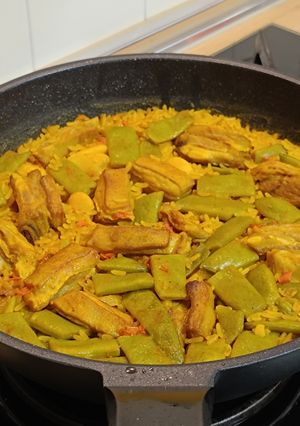 Una foto de Sartén de arroz con cordero