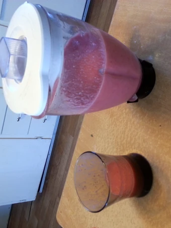 Easy Way Make quick simple strawberry banana smoothie the Delicious Really delicious