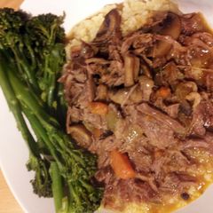 A picture of Beef Ragu melt in your mouth.