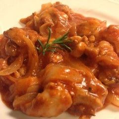 A picture of Ready in 15 Minutes, Easy Simmered Chicken with Tomatoes.