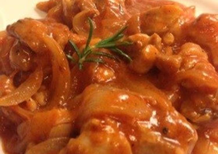 Recipe of Favorite Ready in 15 Minutes, Easy Simmered Chicken with Tomatoes