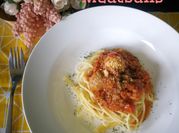 Gambar spaghetti cendawan prego