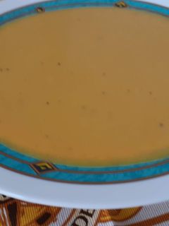 Una foto de CREMA DE BONIATO, Y CALABAZA