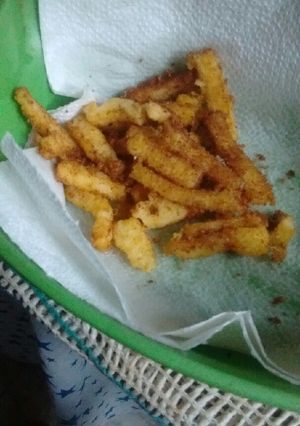 Una foto de Papas fritas de polenta