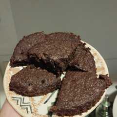 Una foto de Brownies sin harina
