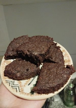Una foto de Brownies sin harina