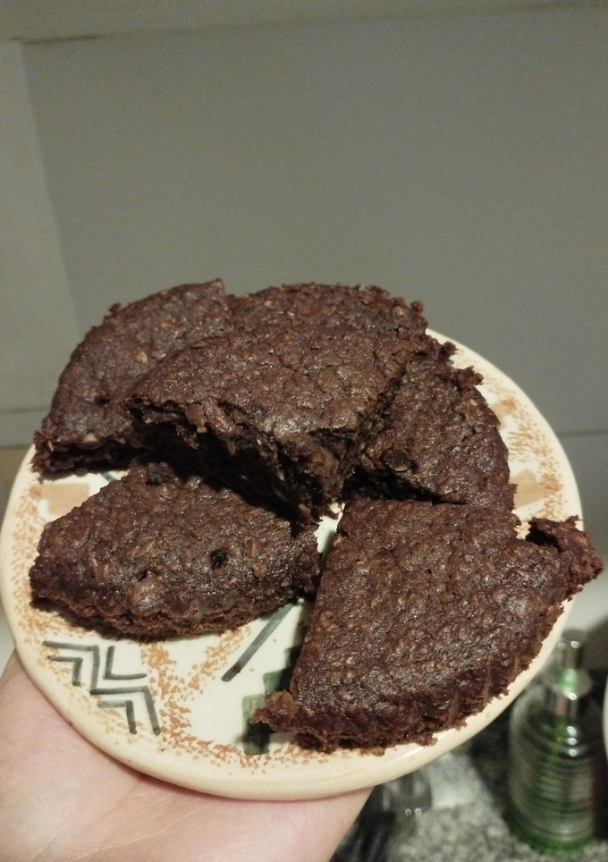 Una foto de Brownies sin harina