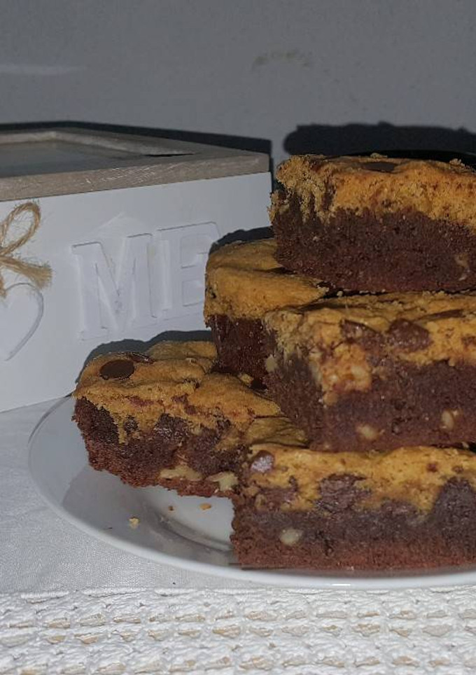 Una foto de 🍫Brownkies (brownie + cookie)🍪