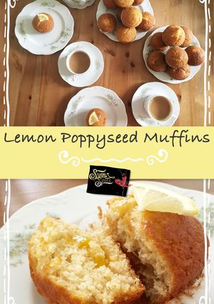 A picture of Lemon Poppyseed Muffins.