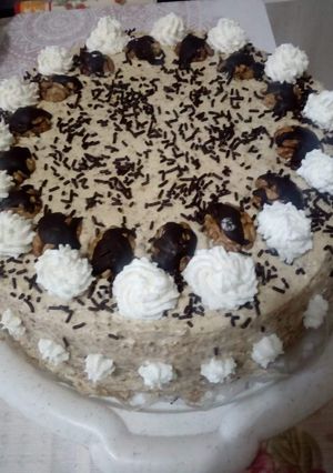 Diótorta recept fotója