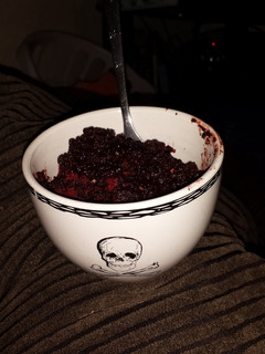 A picture of Walking dead cake.