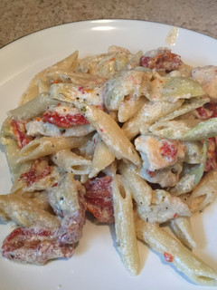 A picture of Spicy Romano Chicken Pasta.