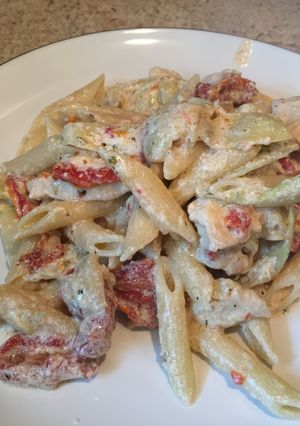 A picture of Spicy Romano Chicken Pasta.