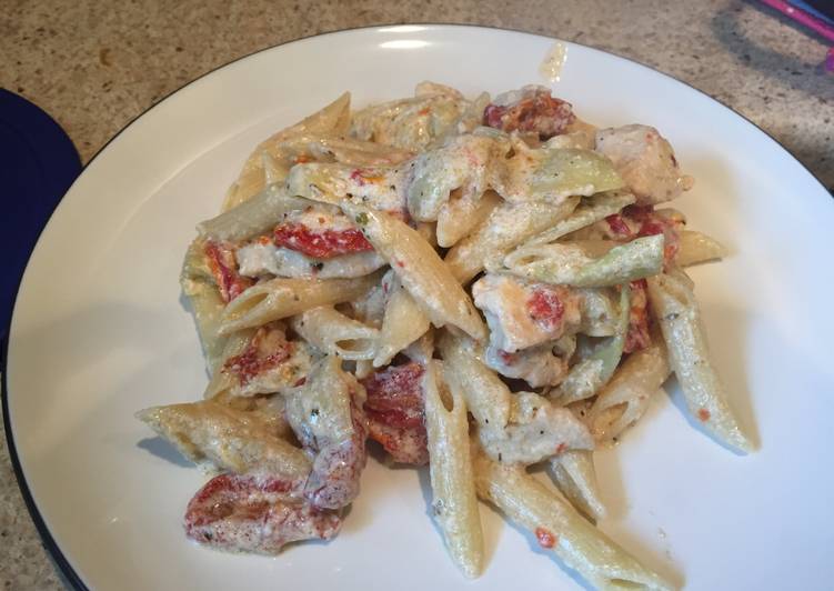 Recipe of Any-night-of-the-week Spicy Romano Chicken Pasta