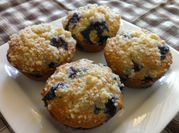 A picture of blueberry muffins