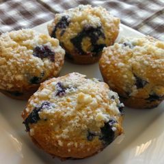 A picture of Blueberry muffins.