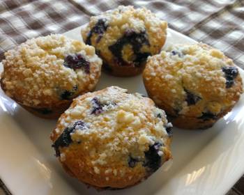 Best Recipe Blueberry muffins Delicious Steady