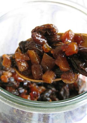 A picture of Brandy-Soaked Mixed Dried Fruit.