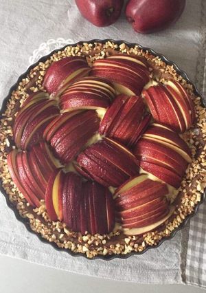 Foto di Crostata di mele con crema