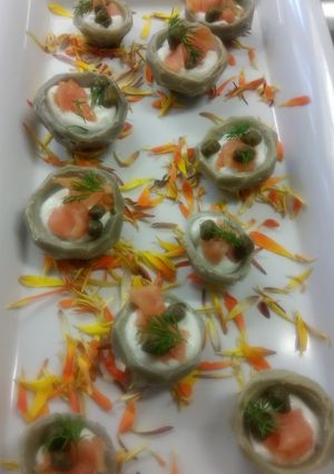 A picture of Stuffed Artichoke Hearts.
