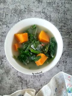 Foto resep Santan Pucuk Labu kuning