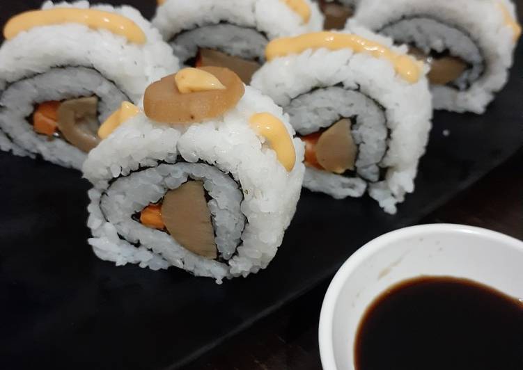 Resep masakan Kimbap Sosis (siap makan) | Cara Bikin Kimbap Sosis (siap makan) Yang Enak Dan Lezat