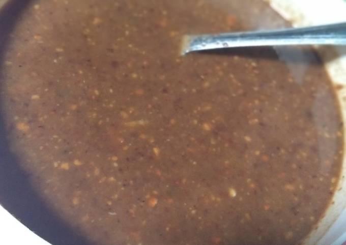 Saus kacang bumbu rujak