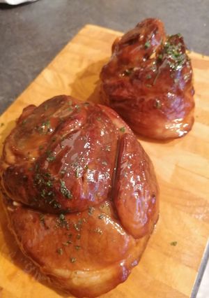 Une photo de Rouelle de porc laquée