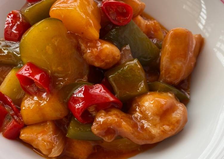 Resepi Chinese Sweet Sour Chicken yang Cepat