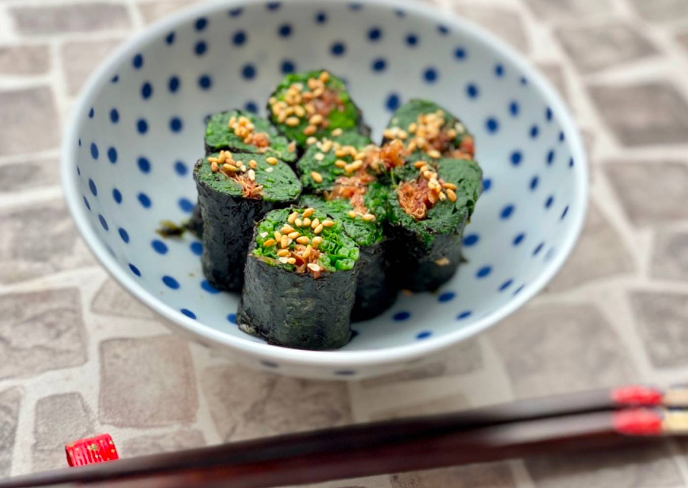 Japanese Spinach Roll