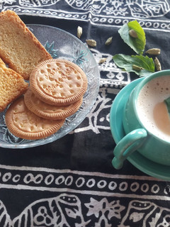 A picture of Tandoori tea.