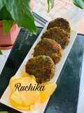 Spinach & chickpeas kababs