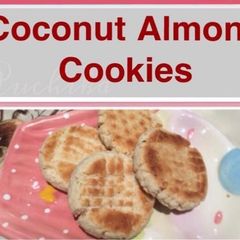 A picture of Coconut Almond cookies.