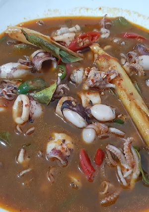 Foto resep Cumi masak pedes