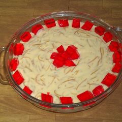 A picture of Creamy vermicelli custard.