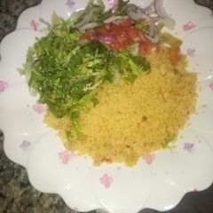 A picture of Fried vegetable Couscous.
