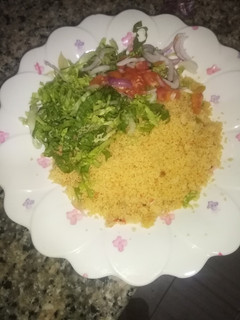 A picture of Fried vegetable Couscous.