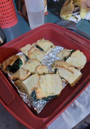 Una foto de Spanakopita keto