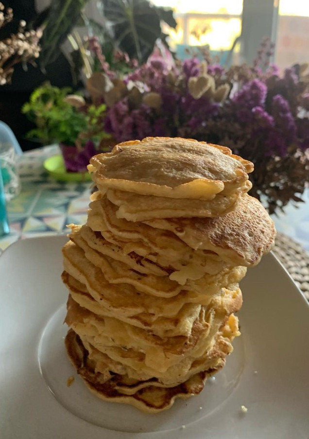 Una foto de Tortitas de avena 🥞 APTAS BLW