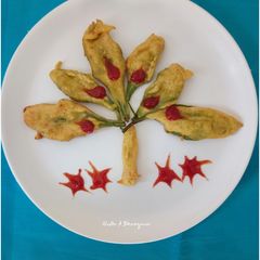 A picture of Spinach fritters.