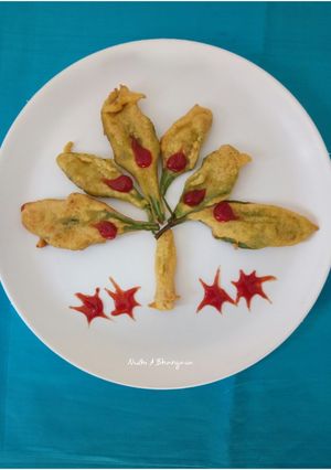 A picture of Spinach fritters.