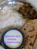 Capsicum aloo masala