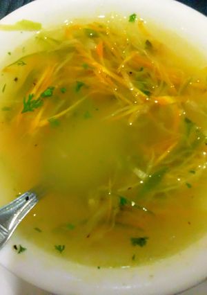 A picture of Crunchy Vegetable Soup.
